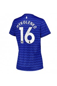 Everton Vitaliy Mykolenko #16 Fotballdrakt Hjemme Klær Dame 2025-26 Korte ermer